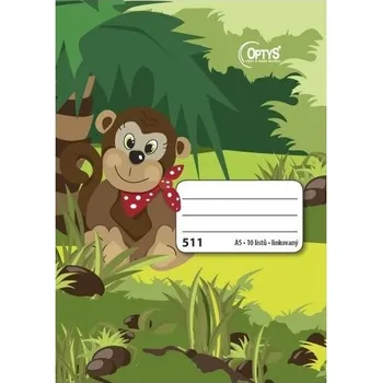 Školní sešit 511 - Optys - A5, linkovaný, 10 listů