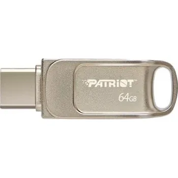 Ukládání dat Patriot TAB T560 64GB USB 3.2 USB-A + USB-C Stříbrná