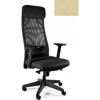 Křeslo Unique Ares S569-BL407 133x65x50 cm béžovo-černé