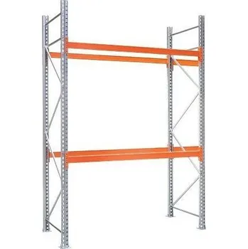 Dílenský regál Biedrax Paletový regál základní 100 x 270 x 400 cm - 1500 kg/patro, pozinkovaný