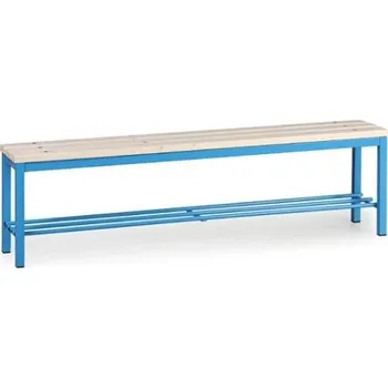 Zahradní lavice Biedrax Lavička do šatny LS7485 - délka 1,5 m s roštem na obuv