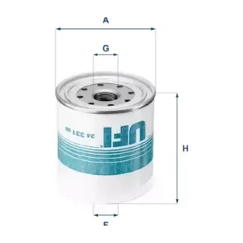 Palivový filtr UFI Palivový filtr UFI 24.331.00