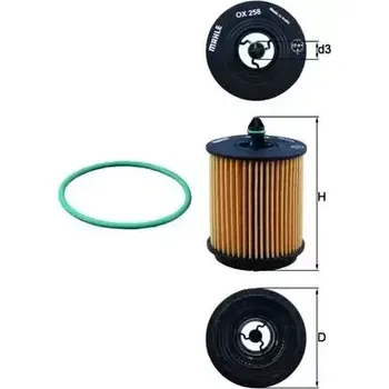 Olejový filtr MAHLE Olejový filtr MAO OX 258D