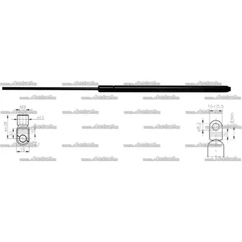 Kapota Starline plynová vzpěra - kapoty - SEDAN 12.12.805