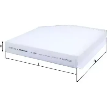 Kabinový filtr KNECHT Filtr vzduchu v interiéru KNC LA 386