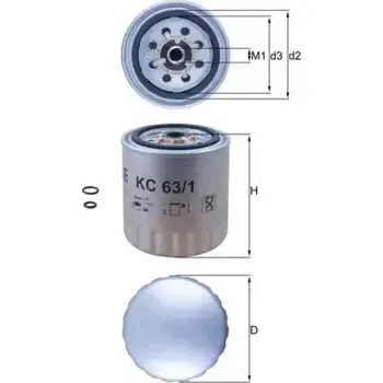 Palivový filtr KNECHT Palivový filtr KNC KC 63/1D
