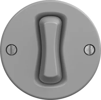 vypínač Kliklap - Retro jednopólový vypínač bez rámečku č. 1 šedá