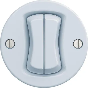 vypínač Kliklap - Retro sériový vypínač bez rámečku č. 5 modrá