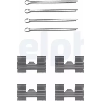 Přislušenství brzdového systému DELPHI Sada příslušenství obložení kotoučové brzdy DF LX0032