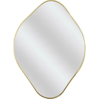 Zrcadlo Nástěnné zrcadlo Diamond nepravidelné zlaté glamour do předsíně a obýváku 60 cm