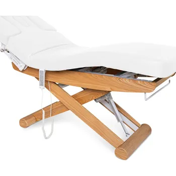 Masážní stůl Elektrické wellness lehátko s vyhříváním a LED osvětlením Fabulo Pax Comfort bílá 198*74 cm | 97 kg | 2 barvy