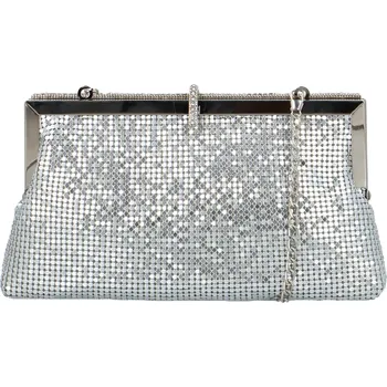 Kabelka Třpytivá dámská plesová kabelka Garnera, stříbrná