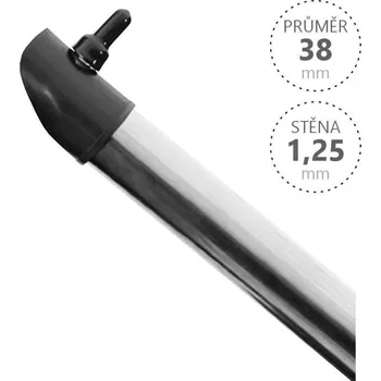 Plotová vzpěra Vzpěra na plot IDEAL, průměr 38x1,25x2000, Zn s úchytem a š