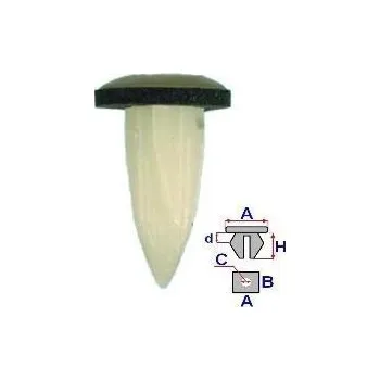 Autodoplněk ROMIX Rozpínací matice do dveří - 10 ks RO 11031