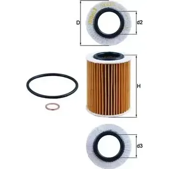 Olejový filtr MAHLE Olejový filtr MAO OX 825D