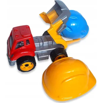 autíčko VOZIDLO MALUCH STAVEBNÍK Helma Nákladní auto Betonárna auto autíčko velké 33 cm