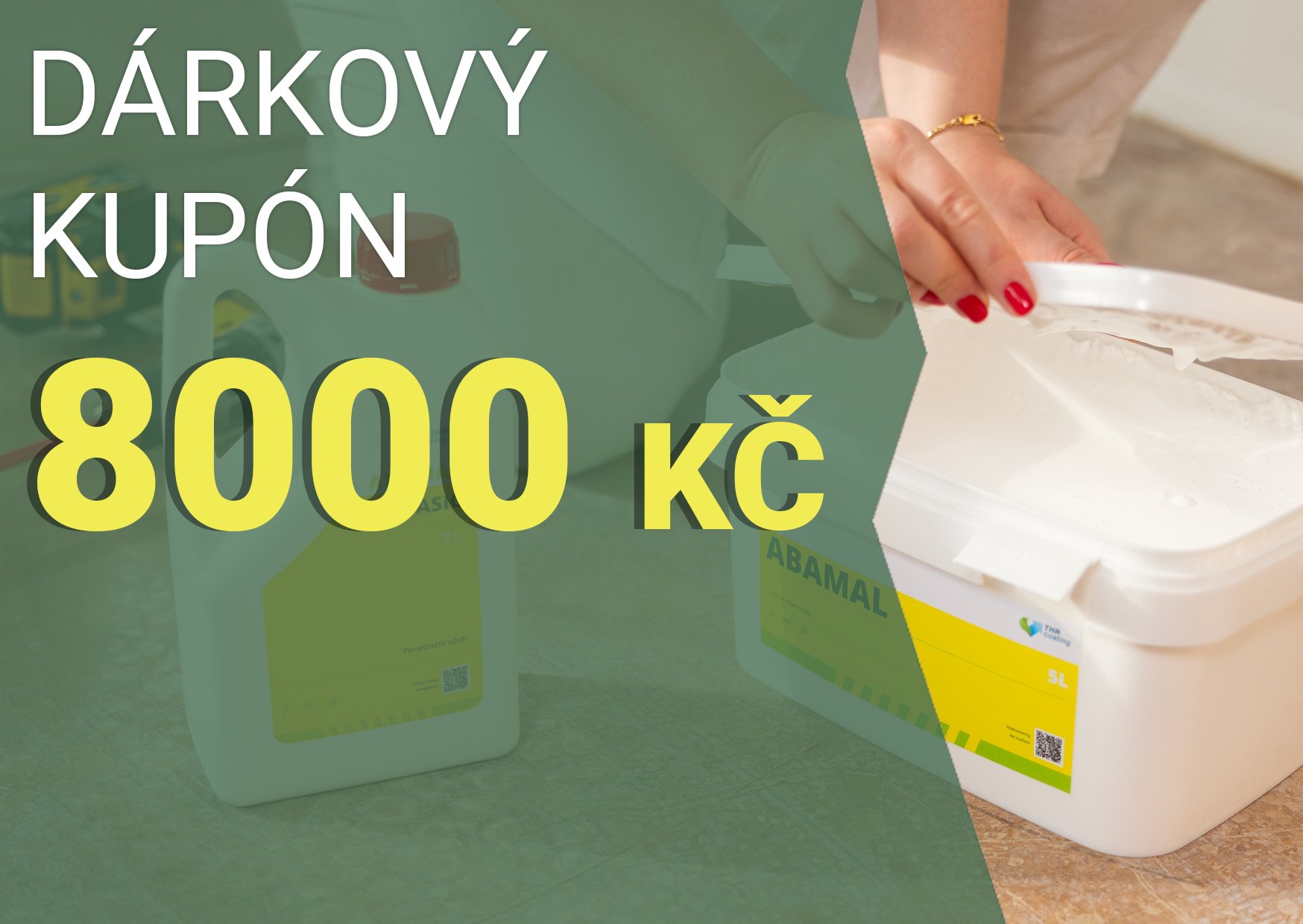 Dárkový kupón v hodnotě 8000Kč