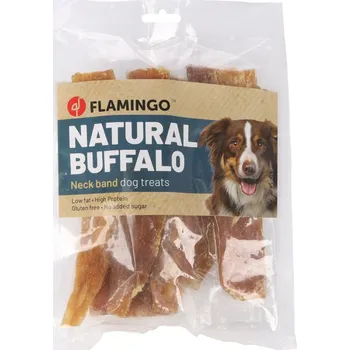 Pamlsek pro psa 2x200g Flamingo Natur Snack buvolí šíje - výhodné balení