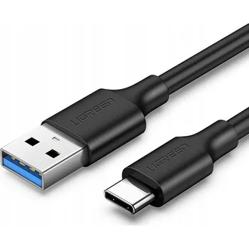 Datový kabel UGREEN US184 USB 3.0 kabel na USB-C, 5 Gb/s, černý, 1 m
