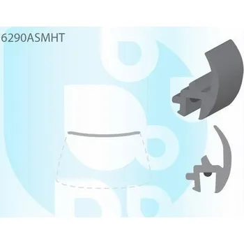 Autosklo PILKINGTON Vrchní bauset (lišta) čelního okna AS 6290ASMHT