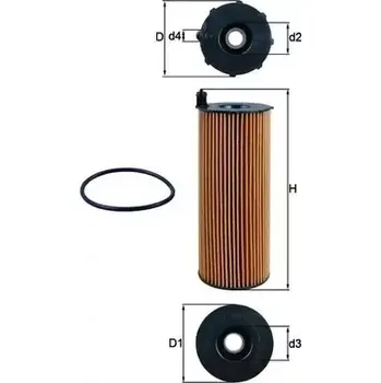 Olejový filtr MAHLE Olejový filtr MAO OX 196/1D1