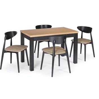 Jídelní set Rozkládací jídelní set - stůl STL 62 rozklad + židle KT 65 - doprava zdarma - SLEVA 3% s kodem radost25