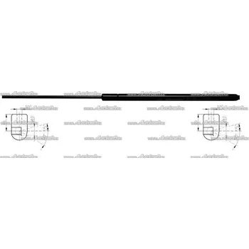 Kapota Starline plynová vzpěra - kapoty - SEDAN 10.22.805