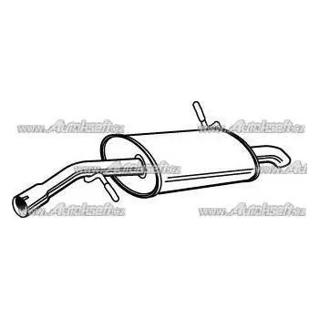 Zadní díl výfuku Starline Zadní díl výfuku 16.45.400