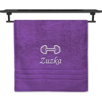 Ručník Ručník se jménem NA PŘÁNÍ fialový 50x100 Činka