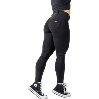 Oblečení a móda Nebbia Bubble Butt Legíny 2.0 MAXIMUM PUSH-UP 306 M - černá + DÁREK + Doprava ZDARMA