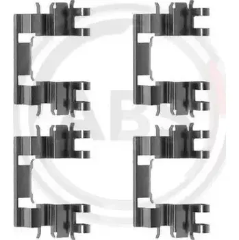 Přislušenství brzdového systému A.B.S. Sada příslušenství obložení kotoučové brzdy ABS 1087Q