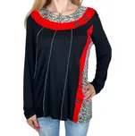 Annge Dámská halenka s dlouhým rukávem SARLOTA Barva: Červená, Velikost: M-L