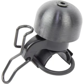 Zvonek na kolo WIDEK Bell Paperclip XXL leštěný nikl čern (Zvonek WIDEK bell Paperclip XXL leštěný nikl černý)