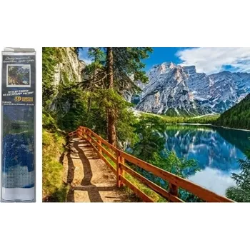 Diamantové malování Diamantový obrázek 30x40cm - Stezka podél horského jezera
