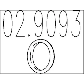 Tlumič výfuku MTS Zarážka tlumiče výfuku MTS 02.9093