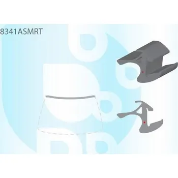 Autosklo PILKINGTON Vrchní bauset (lišta) čelního okna AS 8341ASMRT