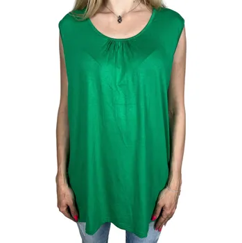 Wandeng Dámské nadměrné tílko BELLA Barva: Zelená, Velikost: 5XL