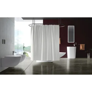 Sprchový závěs Burschberg Sunset sprchový závěs bílý 200x180 cm odolný