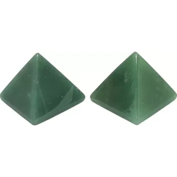Pyramida z avanturínu zeleného – přírodní kámen 3,5 cm pro energii a harmonii