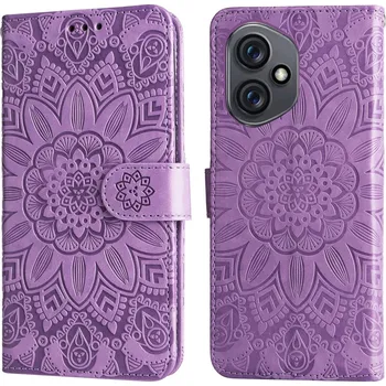 Pouzdro na mobilní telefon Sunflower knížkové pouzdro na Honor 400 - fialové