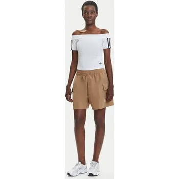 Dámská halenka adidas Halenka adicolor Bandeau JV9741 Bílá Slim Fit S