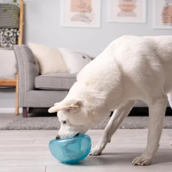 Hračka pro psa Outward Hound Snoop interaktivní hračka na pamlsky pro psy velká modrá