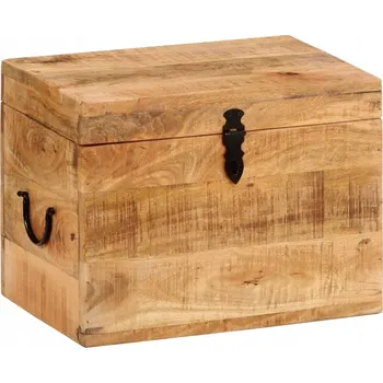 Úložný box Vidaxl Úložný Krabička 39 x 28 x 31 cm masivní mangové dřevo