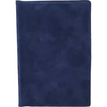 Zápisník Plánovací záznamník 919 měsíční - Semiš modrý