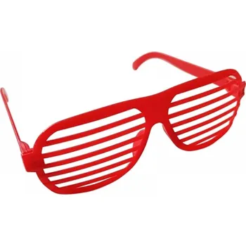 Party dekorace Bombom Tree brýle závěrky červené