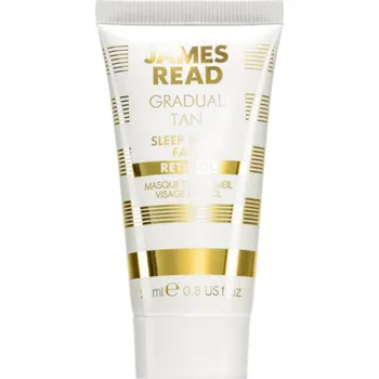Samoopalovací přípravek James Read Gradual Tan Sleep Mask samoopalovací noční maska na obličej s retinolem 25 ml