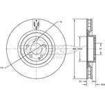 TOMEX Brakes Brzdový kotouč - 330 mm TMX TX 72-75