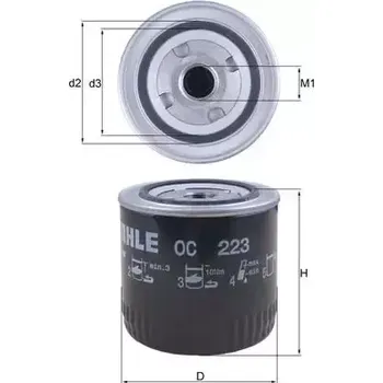 Olejový filtr MAHLE Olejový filtr MAO OC 223