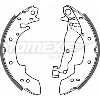 Brzdová čelist TOMEX Brakes Sada brzdových čelistí TMX TX 21-22