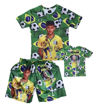 Numberoplus Dětský fotbalový dres Komplet - Brazil Neymar Jr.10 Velikost: 12 roky (vel.146)